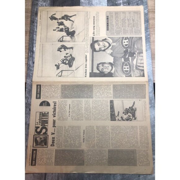 1967 Vintage Newspaper Poster GORDIE HOWE - Picture 2 of 3